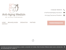 Tablet Screenshot of antiaging-traunsee.at